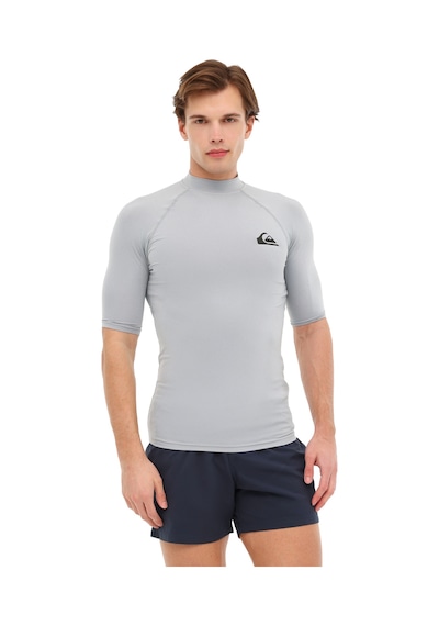 Quiksilver Everyday Upf50 Ss Antrasit Erkek Surf Kısa Kol T-shirt Gri