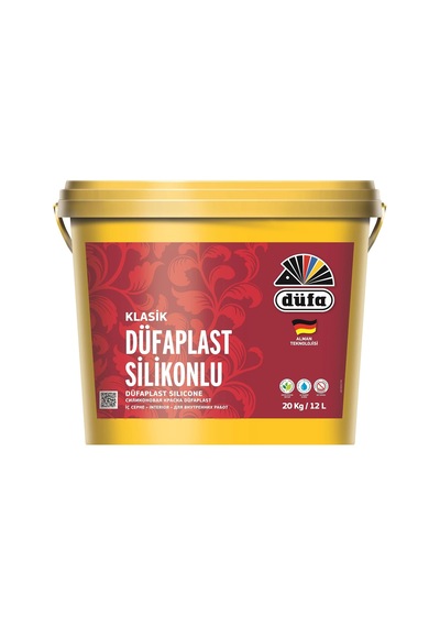 Düfa Silikonlu İç Cephe Duvar Boyası Klasik Düfaplast 12 Lt - Yeni Kartela Kum Beji 0.2 KG