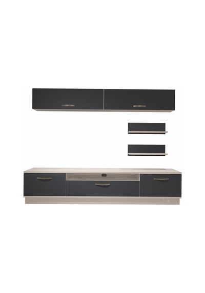 Decoraktiv Trendstyle 5 Mdf Tv Ünitesi Tv Sehpası Beyaz - Antrasit