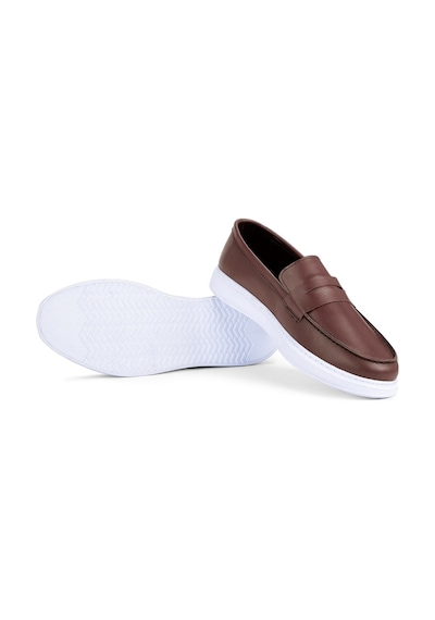 Trim Hakiki Deri Erkek Günlük Ayakkabı Loafer Ayakkabı, Hafif Ayakkabı, Yazlık Ayakkabı