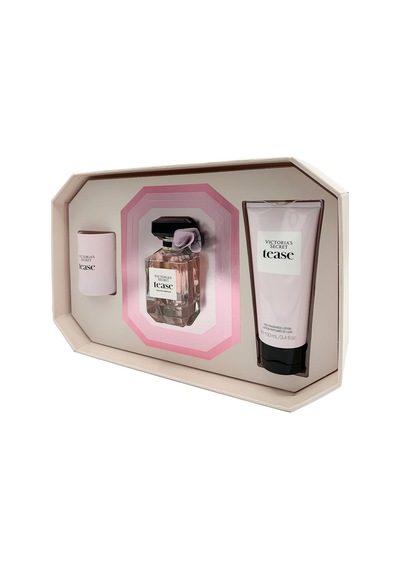Victoria's Secret Tease Kadın Parfüm EDP 50 ML + Kokulu Mum 56 G + Vücut Losyonu 100 ML