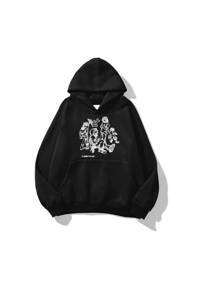 Startmore Unisex Tyyz Sweatshirt Siyah Siyah