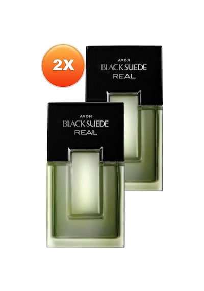 Avon Black Suede Real Erkek Parfüm EDT 2 x 75 ML