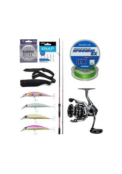 Yek Outdoor Spin Olta Seti Shimano Kamış Sienna Spinning Eva 2,69m 20-50g 2pc&okuma Safyre 4000a Olta Makinesi