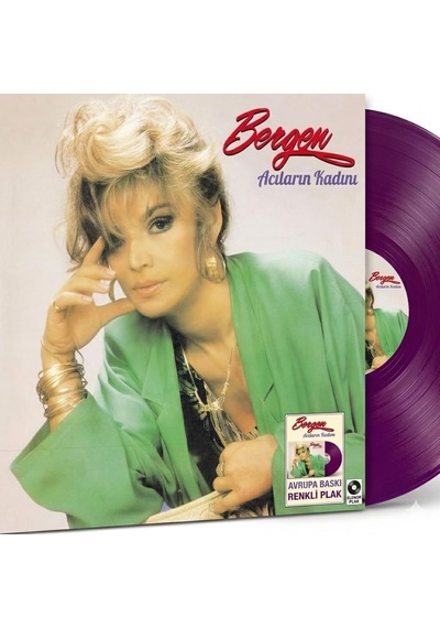 Bergen Acıların Kadını Renkli Plak, Avrupa Baskı, Mor Vinil Lp