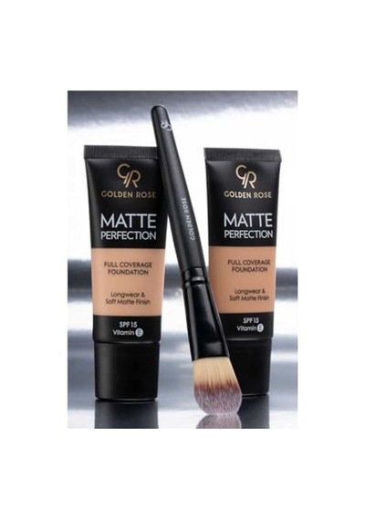 Matte Perfection Foundation - Cool 02 - Yoğun Kapatıcı Mat Fondöten 00