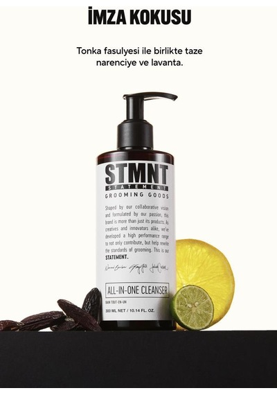 Stmnt Hepsi Bir Arada Saç Sakal Yüz Ve Vücut Temizleyici 300ml