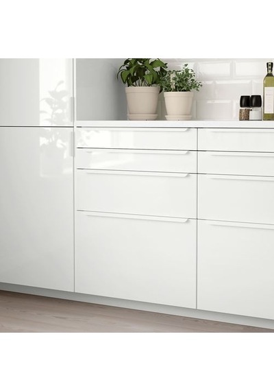 Ikea Rınghult Çekmece Ön Paneli, Parlak Cila Beyaz, 40x10 Cm