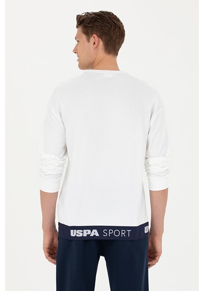 U.S. Polo Assn. Erkek Sweatshirt 50263251-vr013 Beyaz