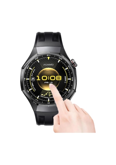 Huawei Watch Gt6 Pro 46mm Uyumlu Kolay Kurulum Aparatlı Temperli Cam Ekran Koruyucu