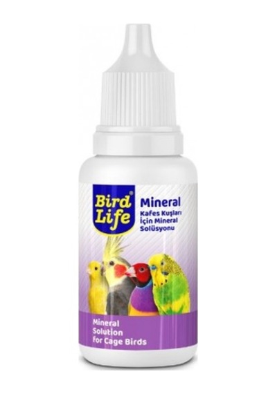 BİRDLİFE MİNERAL 25ML /Kuşlar için Mineral Takviyesi