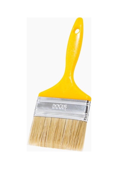 01540 Plastik Saplı Kestirme Fırça 4 No Beyaz
