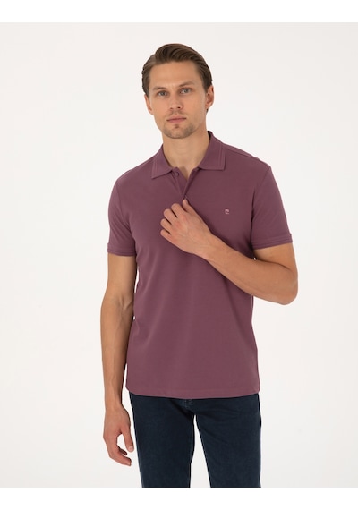 Pierre Cardin Erkek Mor Tişört Basic 50325323-vr038 Mor