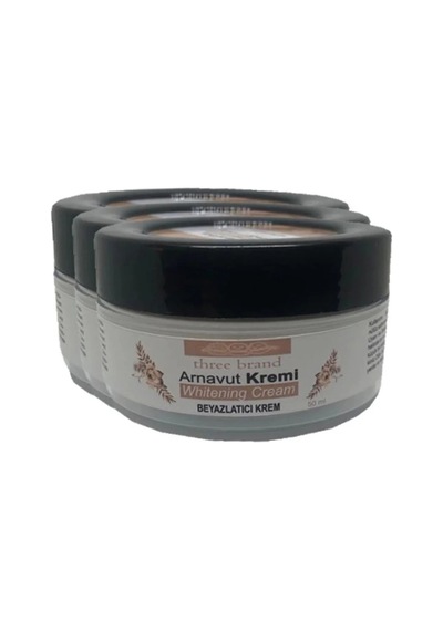Bezos Three Brand Whitening Cream 3 Adet Arnavut Kremi 50ml Kremi İle 120ml Playboy Masaj Yağı Nıda