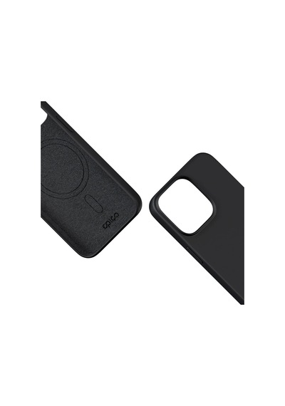Epico Apple Uyumlu iPhone 15 Pro Mag+ Silikon Kılıf Black Siyah