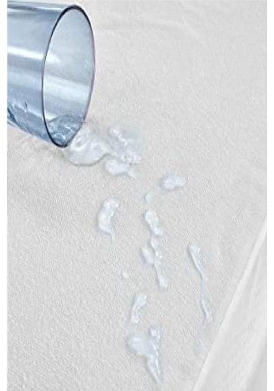 Mycey Bebe Alez Köşe Lastikli 60x120 Cm Sıvı Geçirmez Alez Beyaz