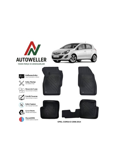 Opel Corsa D 2006-2014 Havuzlu Oto Paspas