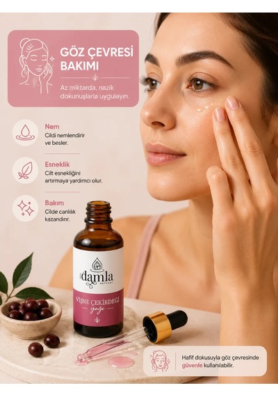 Biodamla Natural Vişne Çekirdeği Yağı 20 Ml