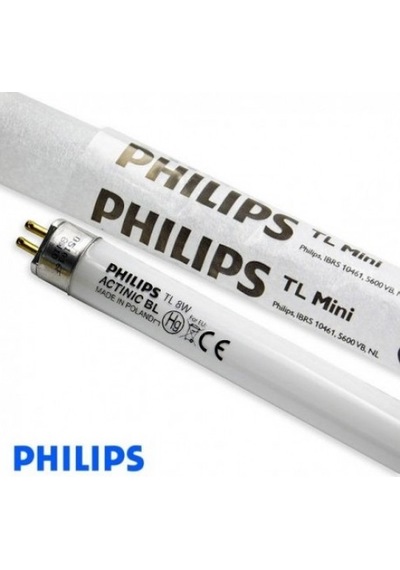 5 Adet Philips  Tl 8W/10 Actınıc Bl T5 Ampul Uv-A365 Nm