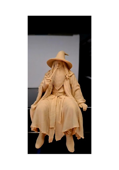 Oturan Gandalf Figür 15 Cm Pipolu Lord Of The Rings