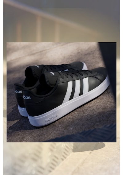 Adidas Grand Court Base2 Siyah Erkek Sneaker Ayakkabı Gw9251 Siyah
