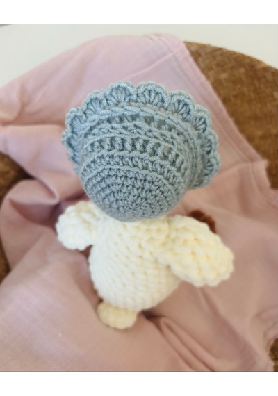 Pearl The Goose Peluş Oyuncak Beyaz - Mavi