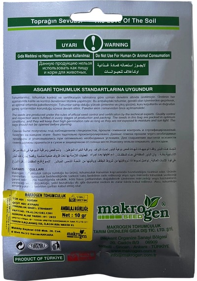 Makrogen Aypare Soğan Tohumu 10 Gr