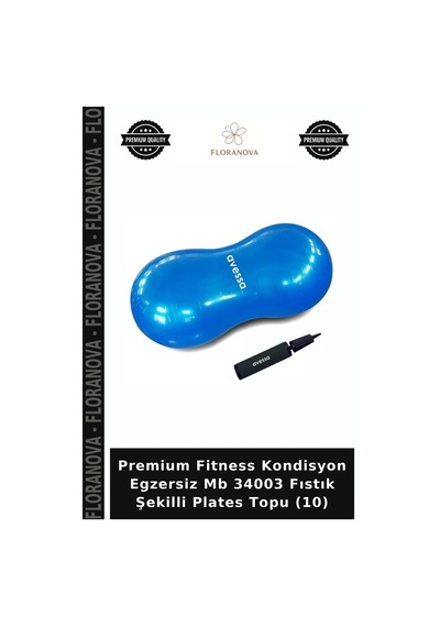 Premium Fitness Kondisyon Egzersiz Mb 34003 Fıstık Şekilli Plates Topu 10