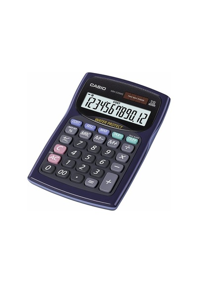 Casio Wm-220Ms Bu Suya, Toza ve Kire Dayanıklı Hesap Makinesi