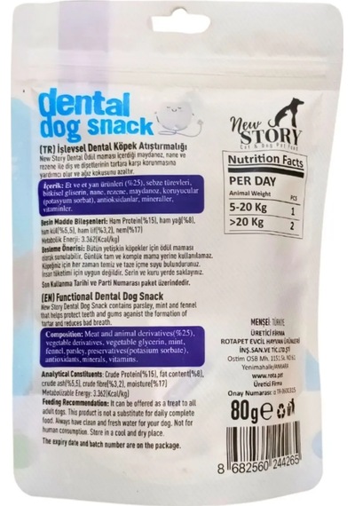 Dog Dental 3 X 80 Gr Ağız Kokusu, Diş Sağlığı, Dental Tartar