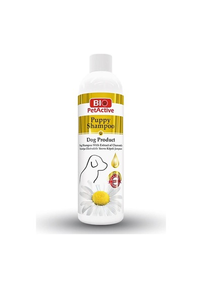 Bio Petactive Parlak Tüy için Papatya Özlü Yavru Köpek Şampuanı 250 ML