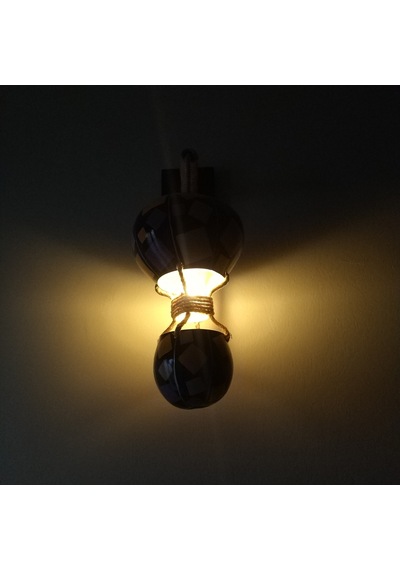 Dekoratif Led Işıklı Su Kabağı Duvar Aplik Lamba (445473079)