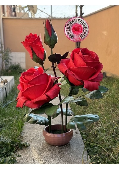 Favorite Kırmızı Lambader 112cm 2,5kg 220volt Dekoratif Organik