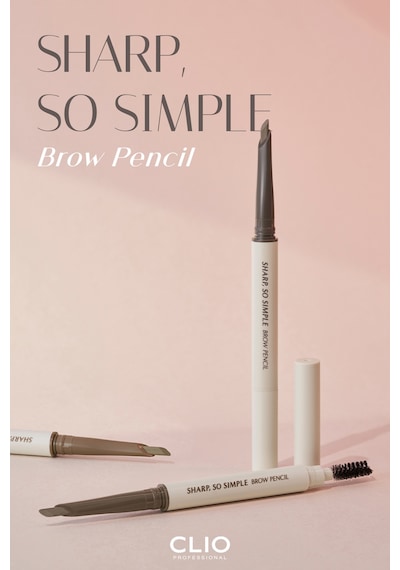 Clıo Sharp So Simple Brow Pencil 02 Ash Brown
