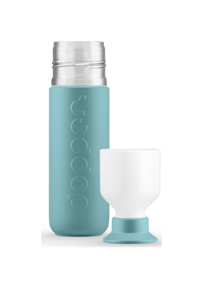 Dopper Insulated Yalıtımlı Termos Şişe 350 Ml - Okyanus Mavisi Turkuaz / Beyaz