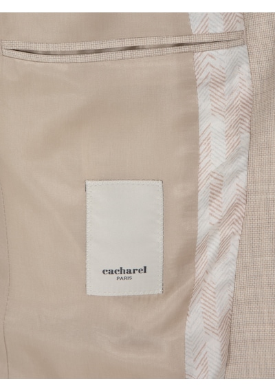 Cacharel Bej Slim Fit Yün Takım Elbise