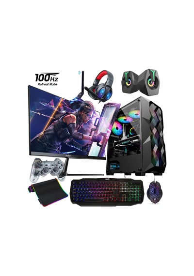 Izoly ST998745 i5-10400F 16 GB 512 GB M.2 NVMe GTX1660S 6 GB 24" Free Dos Masaüstü Oyuncu Bilgisayarı