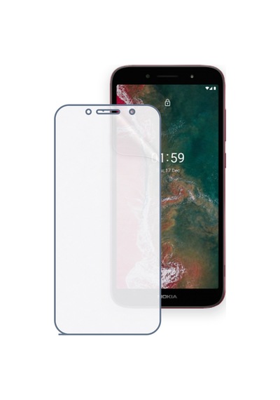 Nokıa C1 Plus Uyumlu Ön Yüzey Nano Şeffaf Hidrojel Ekran Koruyucu