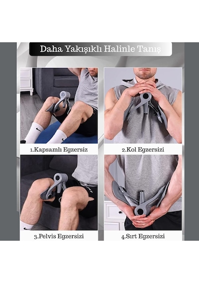 Dijital Sayaçlı Ayarlanabilir Dirençli Bacak & Kol Egzersiz Aleti İç Bacak, Kalça,göğüs & Kol Güçlendirici Fitness Aparatı