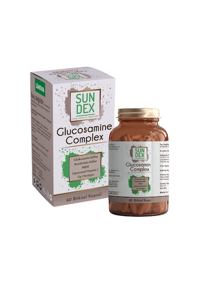 Sundex Glucosamine Complex 60 Bitkisel Kapsül