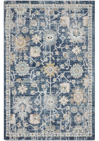 Cool Halı Zaraf Lacivert Halı Etnik Desen Bohem Oda Halısı Vintage Oturma Odası Salon Yazlık Halı