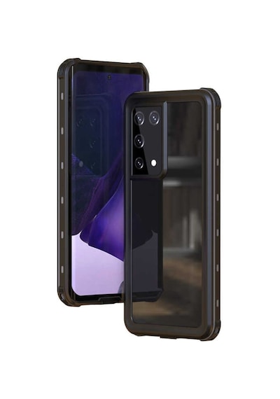 Galaxy S21 Ultra Kılıf 1-1 Su Geçirmez Kılıf (505691217) Siyah