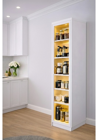Reflekte Bronz Camlı Ünite, Çok Amaçlı Dolap, Vitrin Renkli