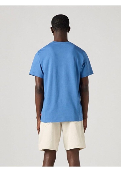 Levi's Lse Ss Relaxed Fit Tee Serif Logo Dutch Mavi Erkek T-shirt A2082-0261-4737 Mavi