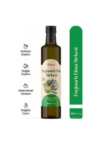 Enginar Ve Elma Sirkesi 500 Ml