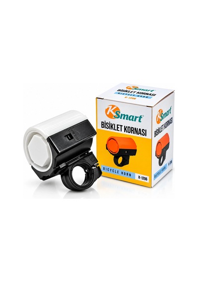 Bisiklet Kornası - Zil 2xaa Pilli Güçlü - Yüksek Ses K-1206 5468 Çok Renkli