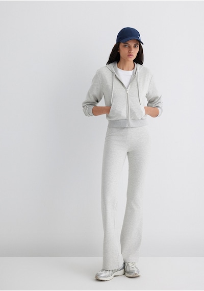 Mavi - Kapüşonlu Gri İnterlok Sweatshirt 1s10424-88467 Gri