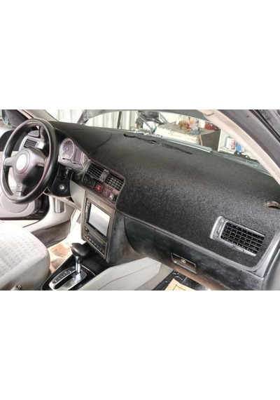 1997-2005 Modellerine Uygun Volkswagen Bora Torpido Koruma Halısı Siyah Kenar Renk Siyah