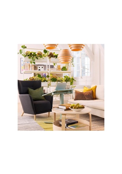 Ikea Mıttzon Yüksekliği Ayarlanabilen Çalışma Masası, Yeşil, 66x50 Cm