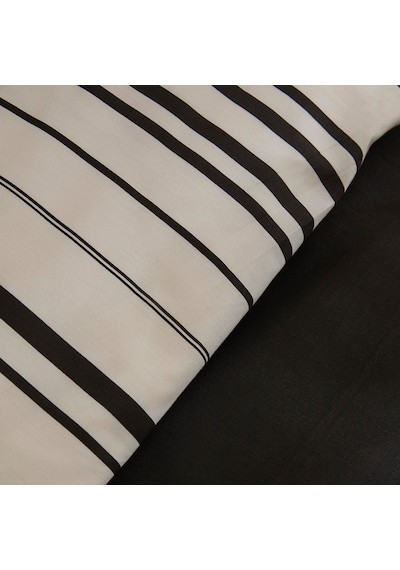 Karaca Home Cool Stripe Çift Kişilik Nevresim Takımı Siyah Siyah